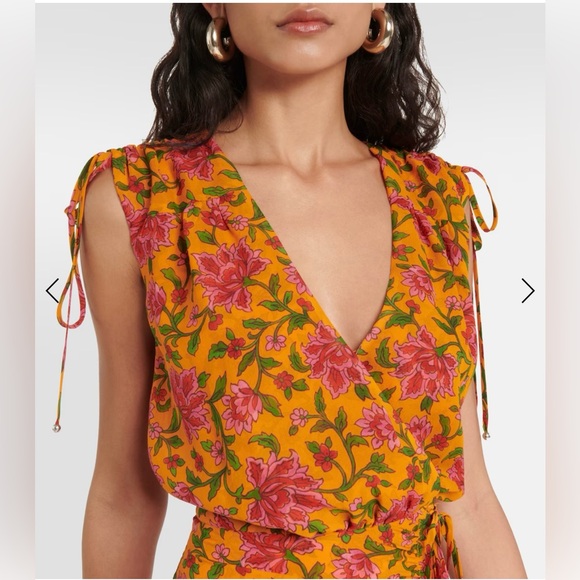 Veronica Beard Dovima Silk Midi Dress - Picture 5 of 14